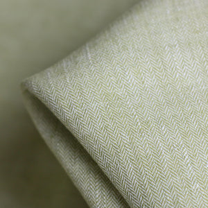 Spazio Apple Herringbone Linen