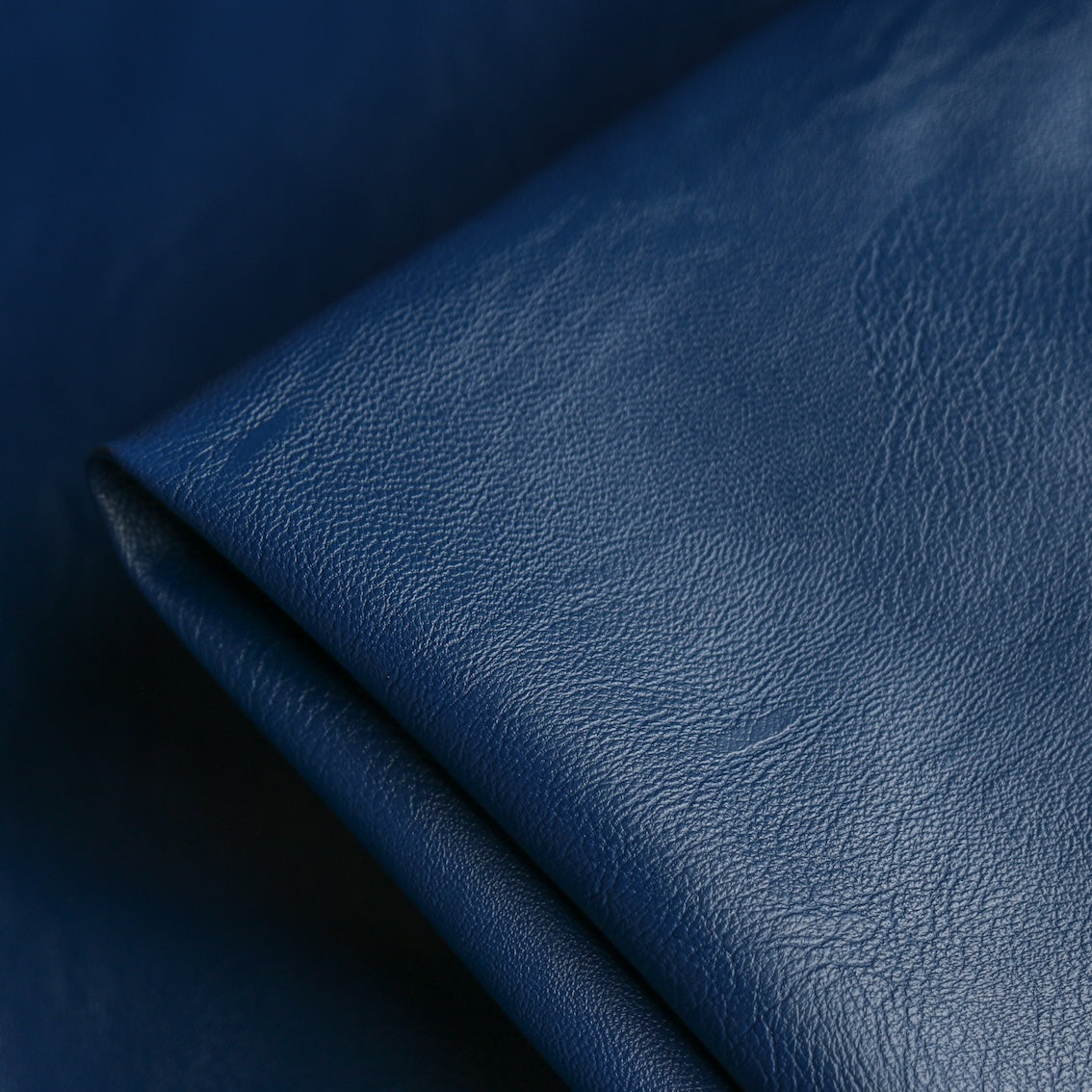 Donatella Blue Faux Leather