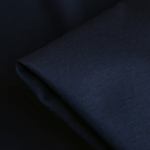 Mercerised Navy Cotton Knit