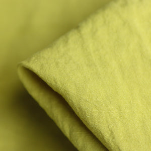 Layla Lime Stone Washed Linen