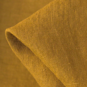 Bedford Mustard Washed Linen