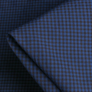 Nara Check Blu Poplin