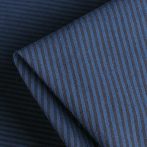 Osaka Stripe Blu Poplin