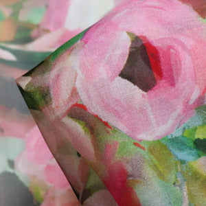 Midsummer Bloom Silk Chiffon