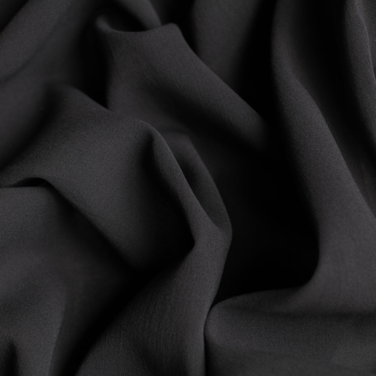 Nero Voile - Stretch Cotton Voile