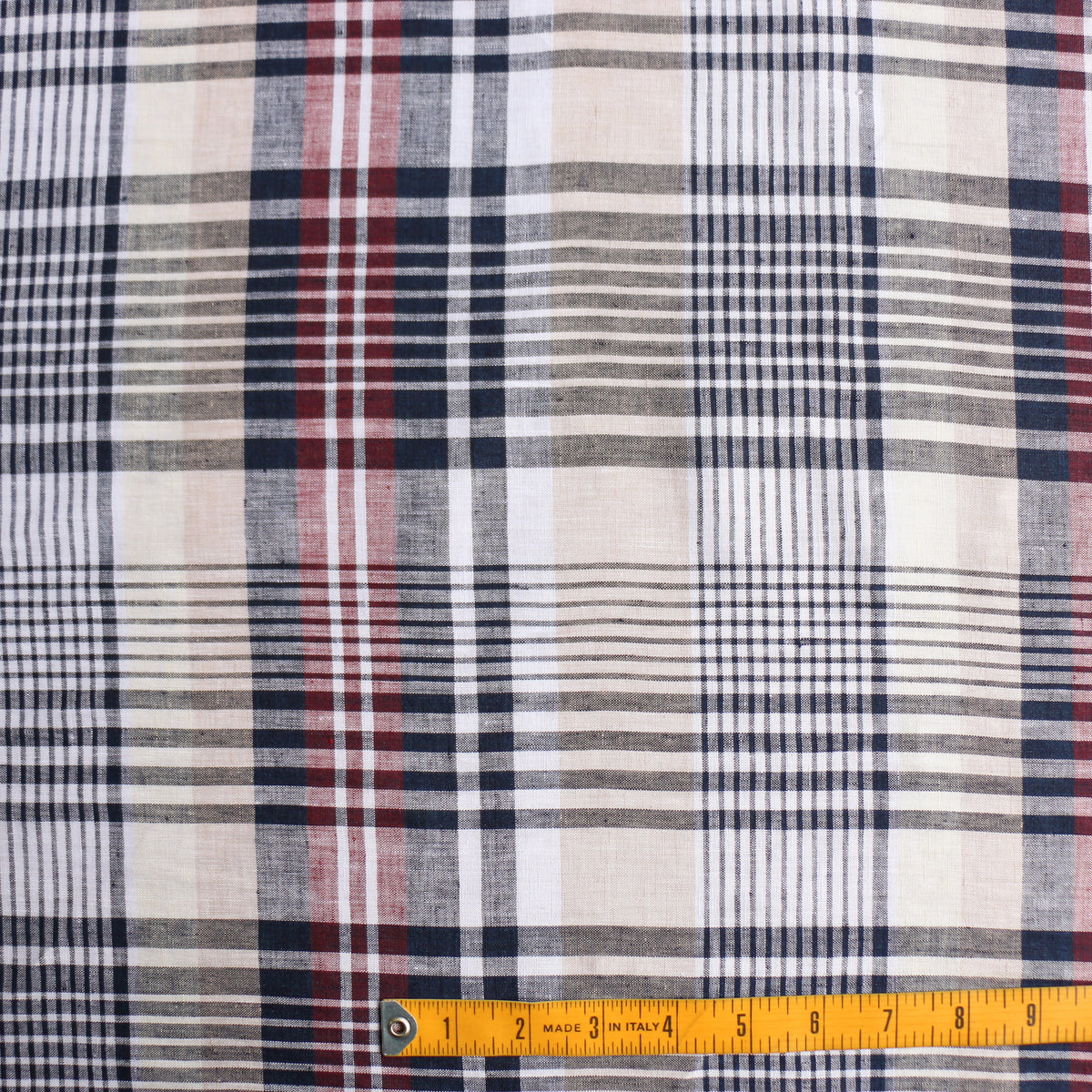 Liguria Check Multi Linen