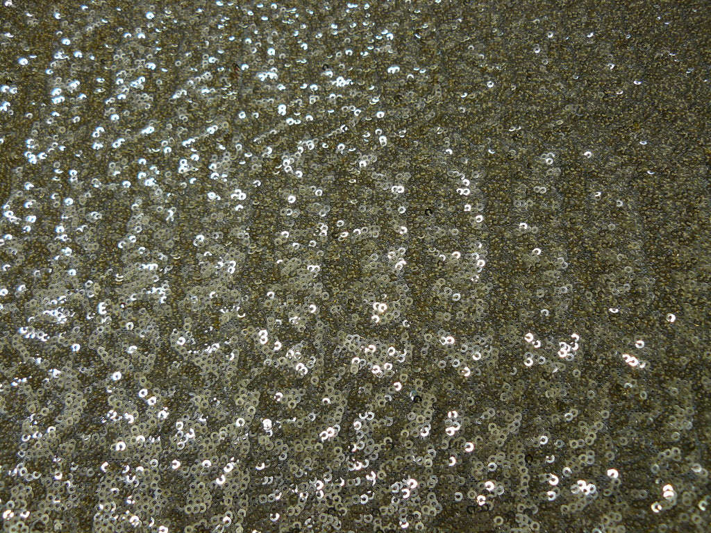 Disco Gold - Stretch Tulle Sequins